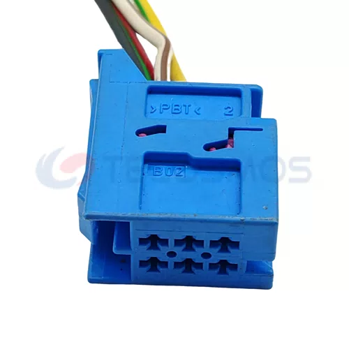 Waterproof Wire Connector Cable Harness Automotive Enclosure Connector for Volkswagen Audi 6pin Female 6Q0937702 - image 2